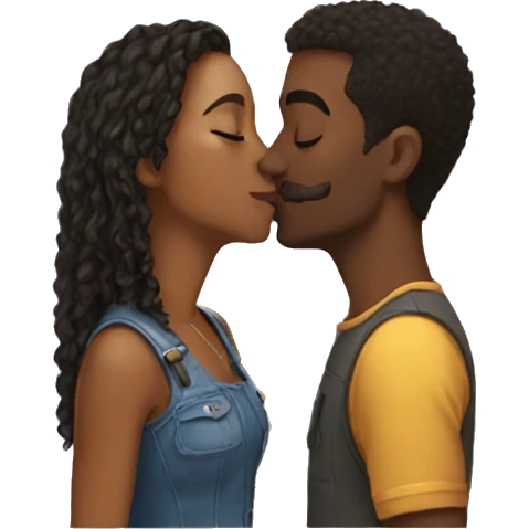 Kiss bf emoji