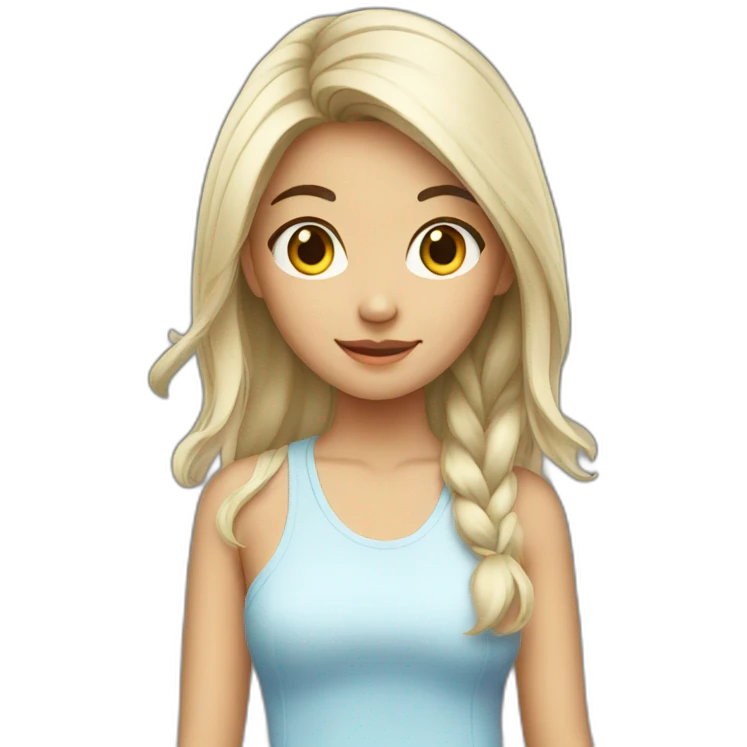 Pretty Asian Teenage Girl emoji