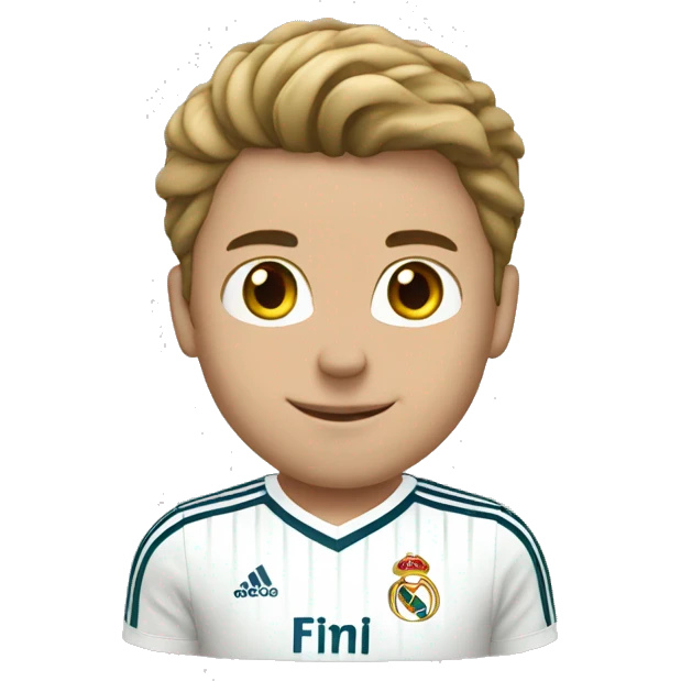 WHITE HEART Real madrid emoji