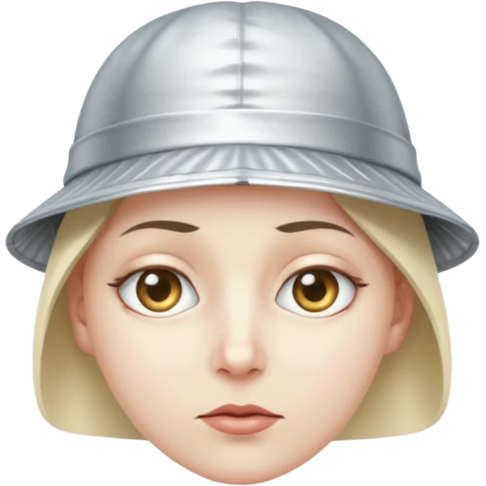 foil hat suspiciouseye emoji