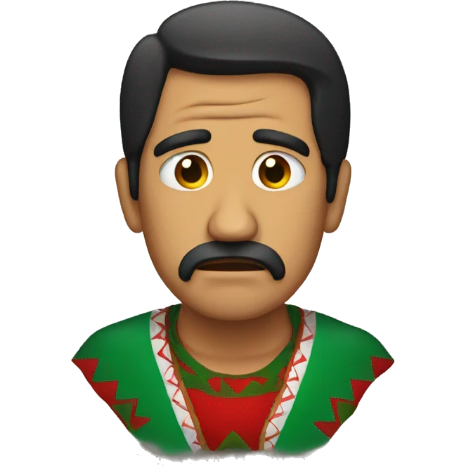 sad mexican man emoji
