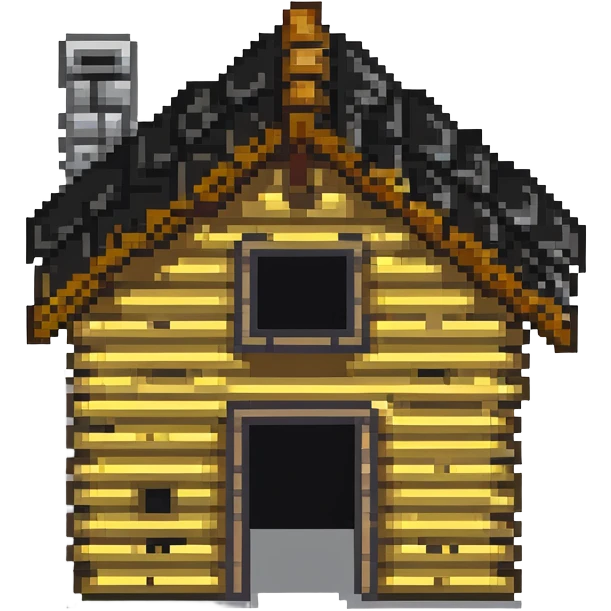 log cabin under construction emoji