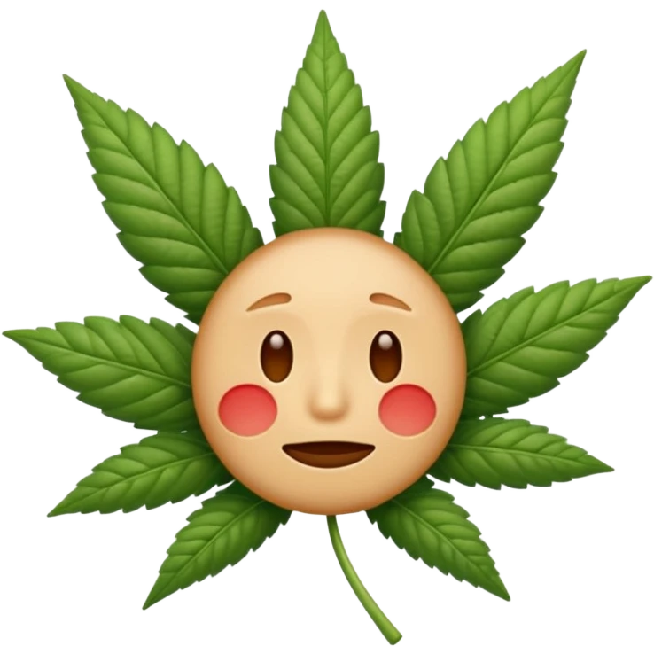 Emoji cansado mariguano emoji