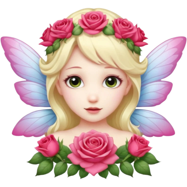 Rose wings,Flower Fairies. emoji