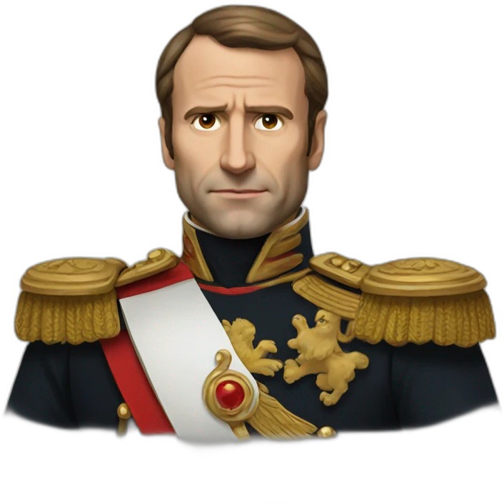 macron emperor emoji