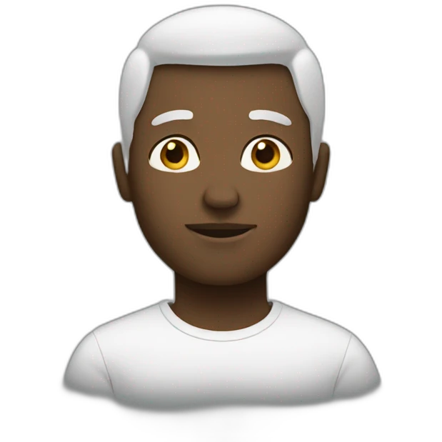 White black dude emoji