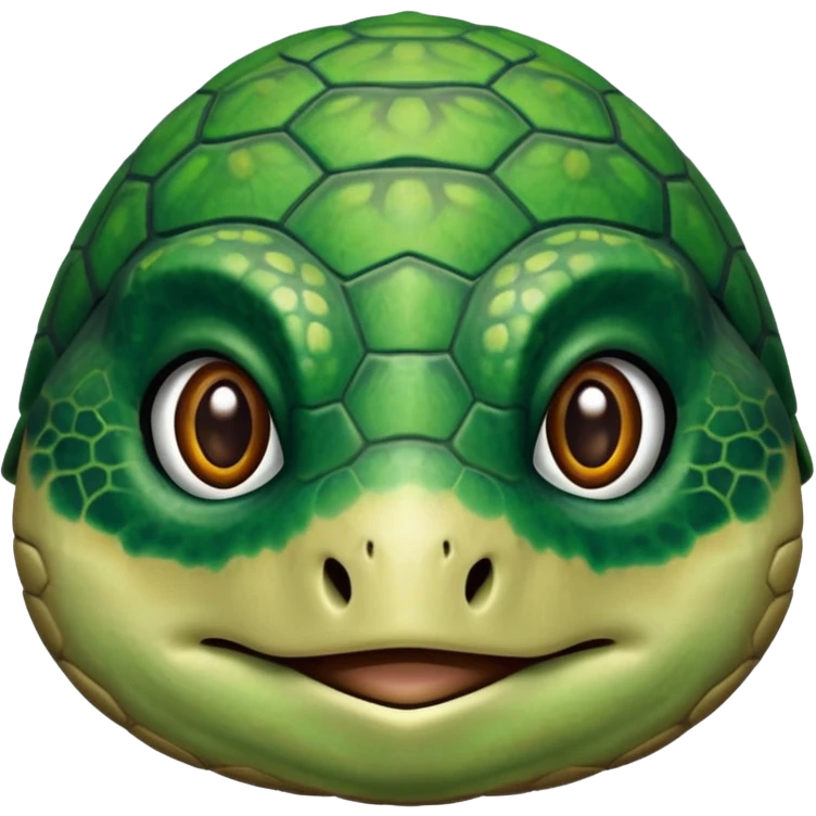 sea turtle, front face  emoji