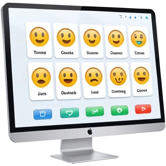 computer user interface dashboard emoji