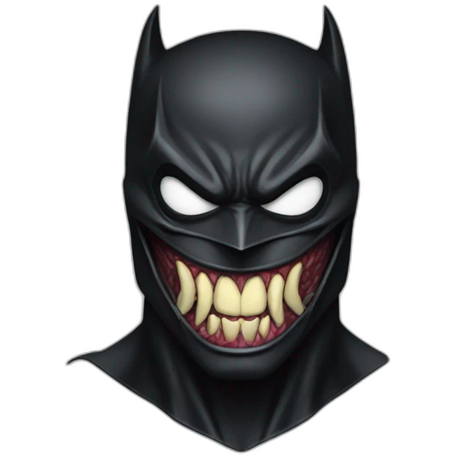 Venom Symbiote batman emoji