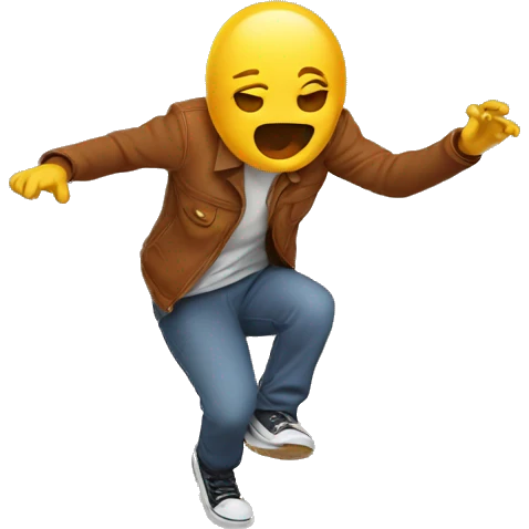 Tripping emoji