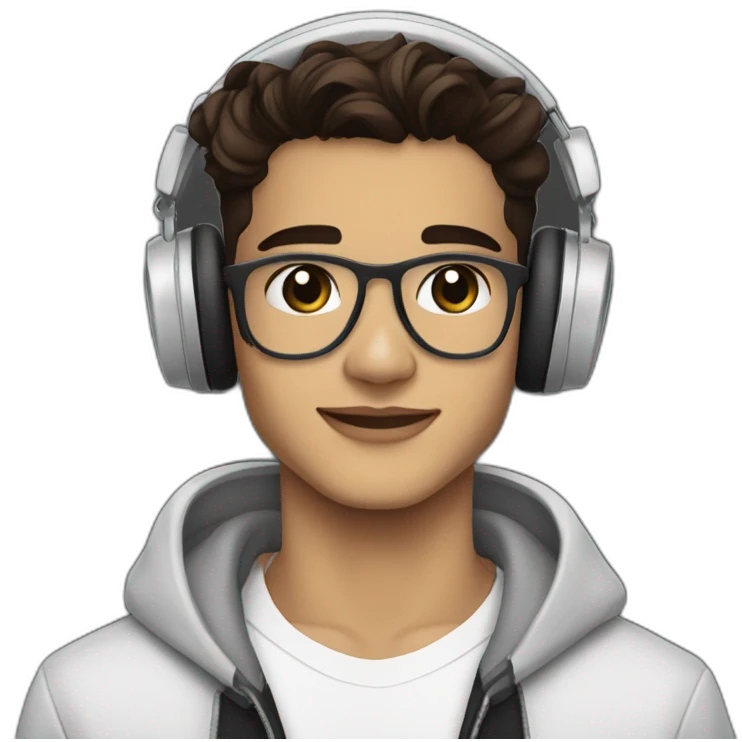abraham mateo con auriculares emoji