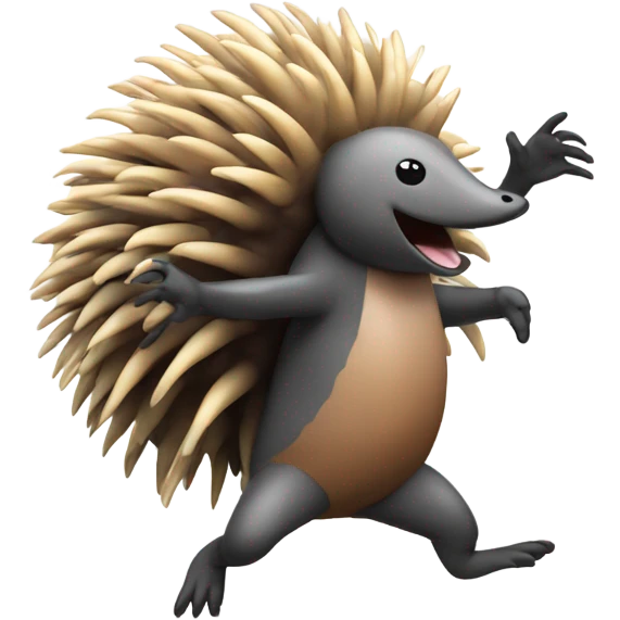 echidna dancing emoji