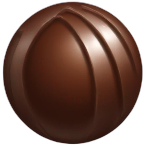 chocolate ball emoji