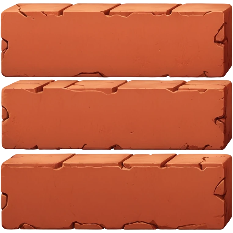 One line two bricks in right and left horizontal  emoji
