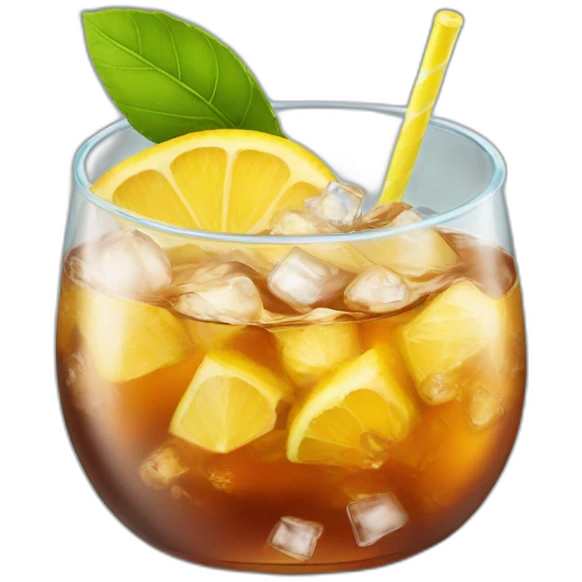 Une bouteille d'ice tea emoji