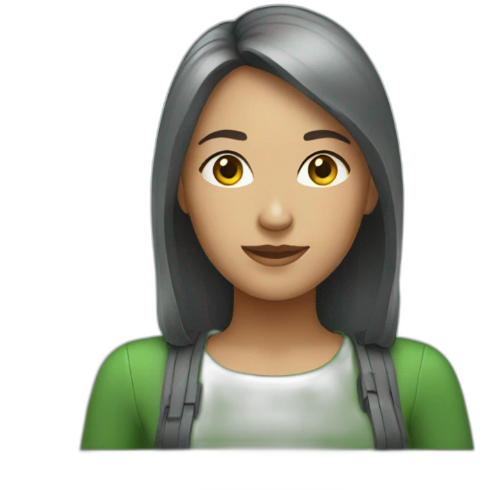 Female WhatsApp bot emoji