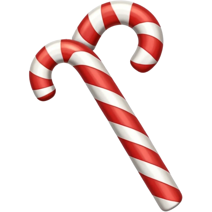 Christmas candy cane emoji