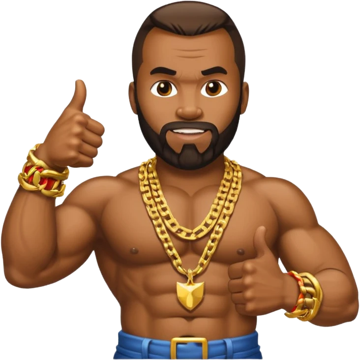 Mr. T giving a thumbs up emoji