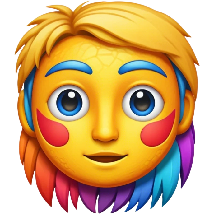 Artistic expression in traditional media emoji