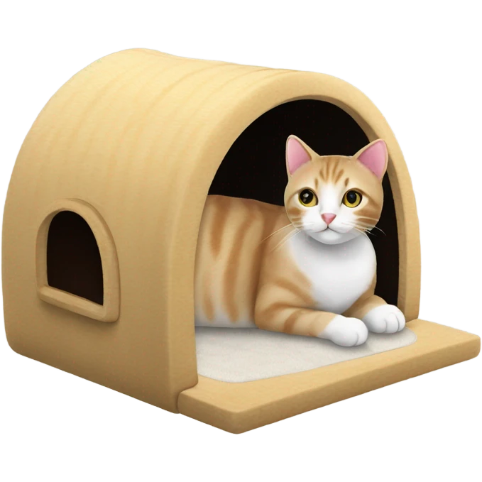 Cat house emoji