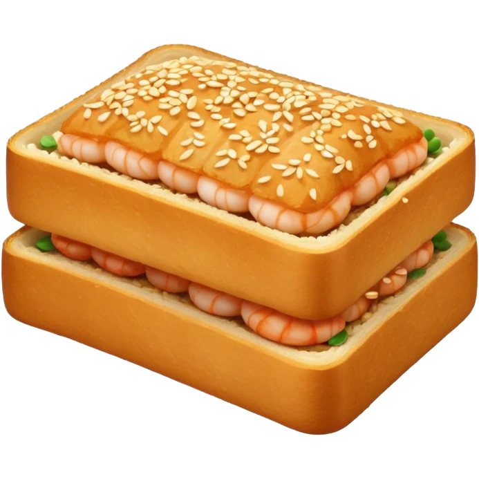 HONG KONG STYLE shrimp toast emoji
