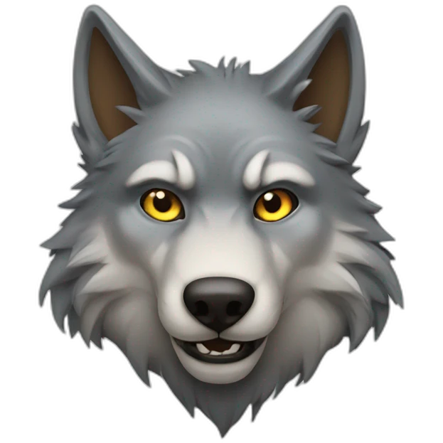 Loup garou emoji