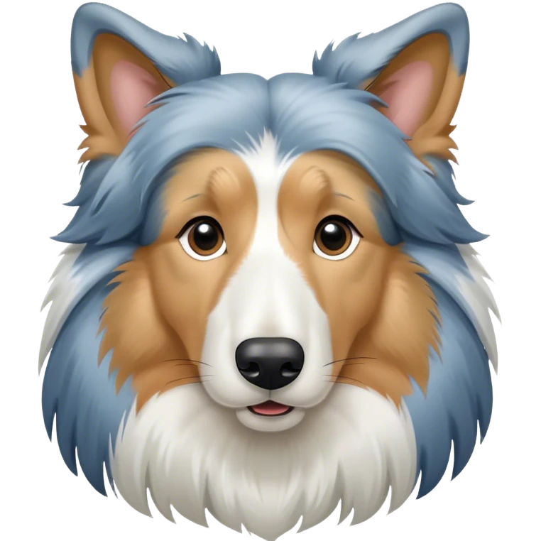 Rough collie blue merle emoji