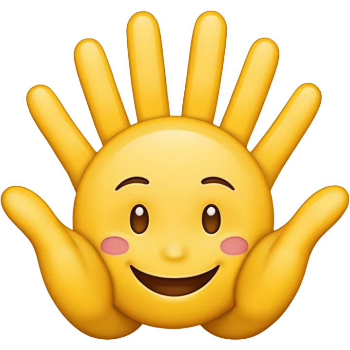 make emoji with seven figer emoji