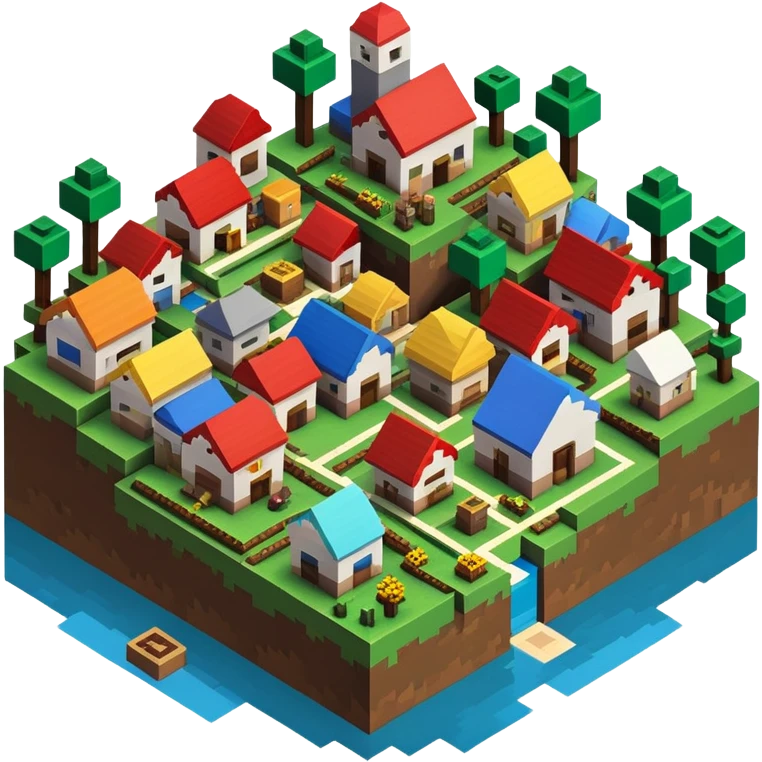 Minecraft village emoji