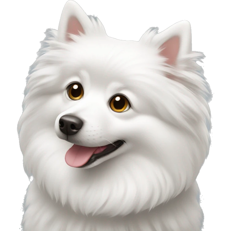 White Spitz emoji