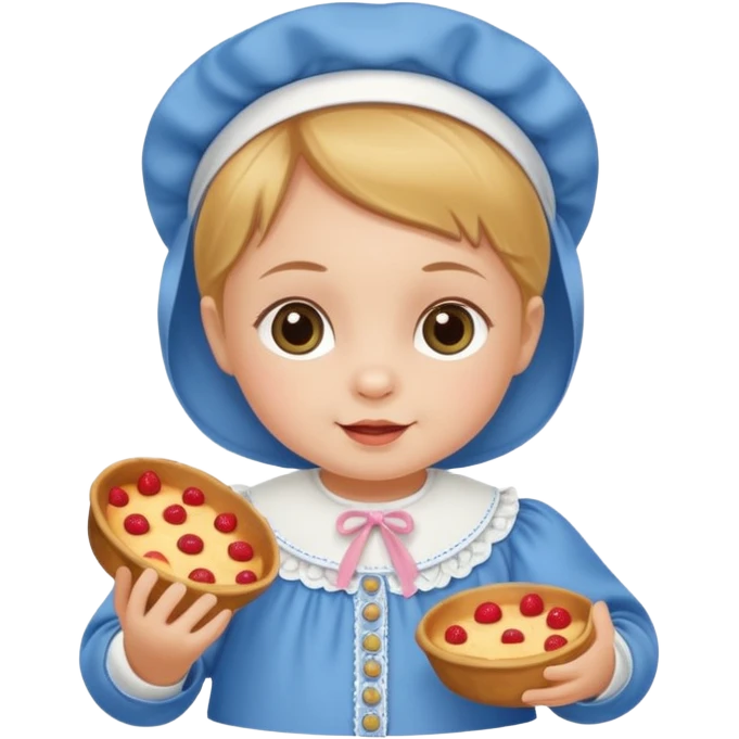 baby girl traditional dutch baby clothes emoji