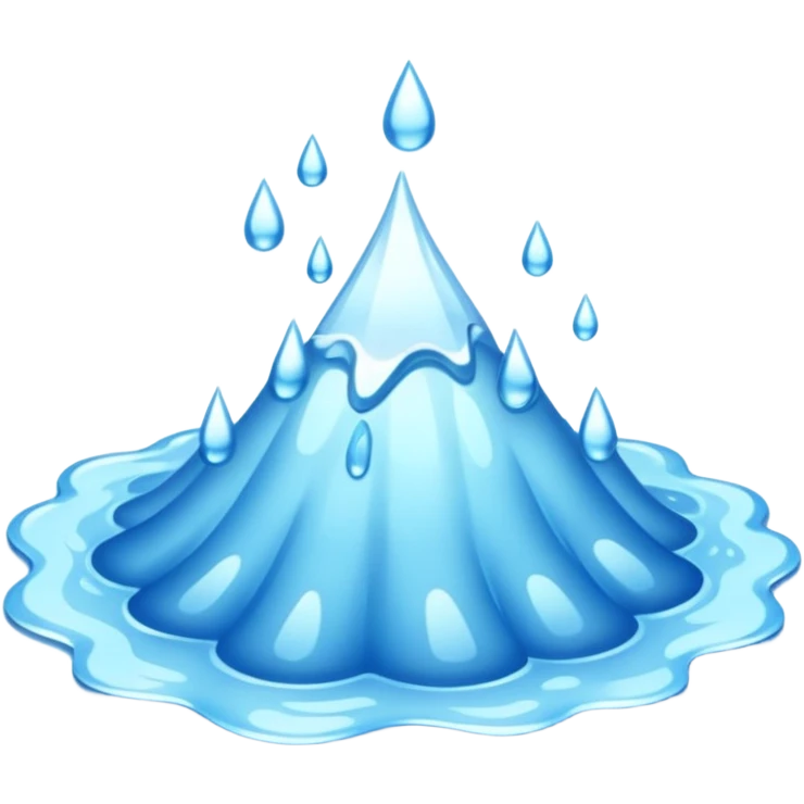 spiled water on the ground emoji