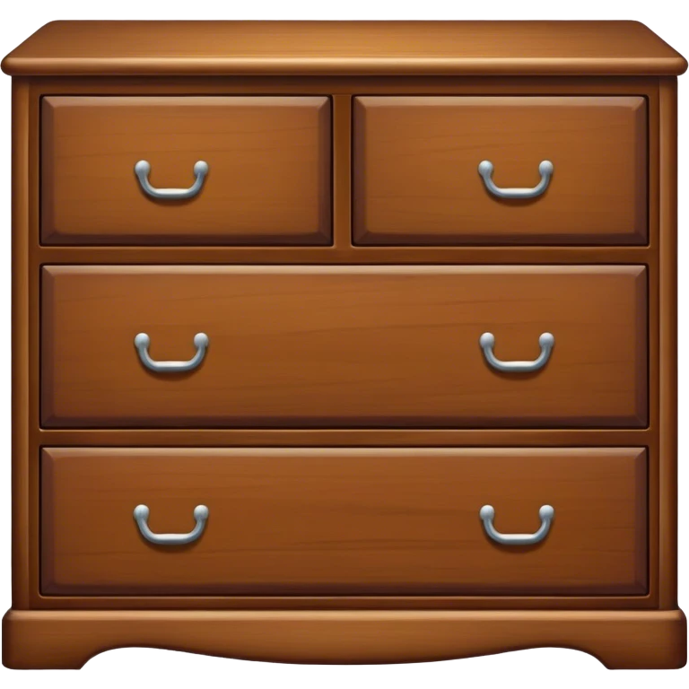 brown dresser emoji
