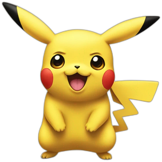 pikachu qui rigole emoji