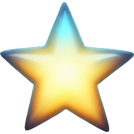 glowing star emoji