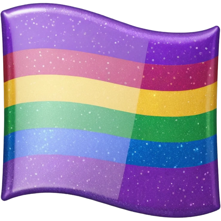 glitter cian and purple lgbtq emoji