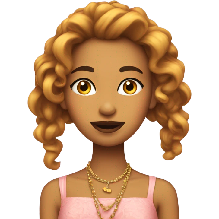Chica coquette emoji