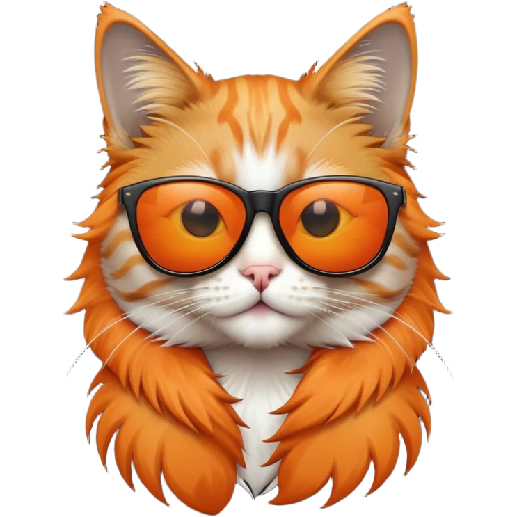 Cat wearing sunglasses emoji