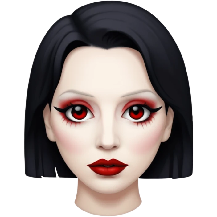 Marilyn Manson red emoji