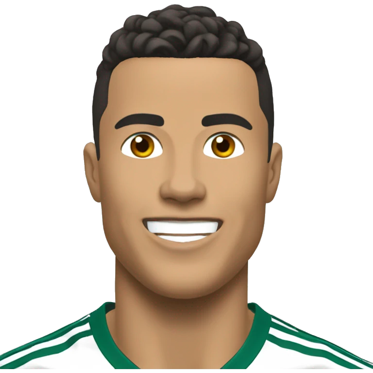 Ronaldo qui célèbre  emoji