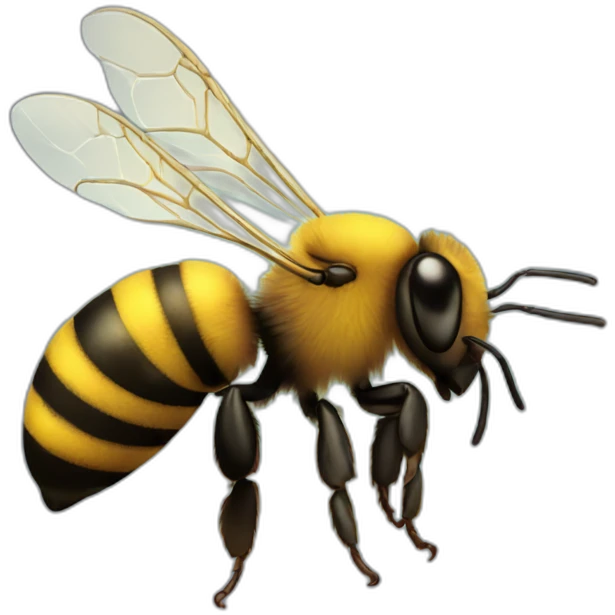 Bee from space emoji