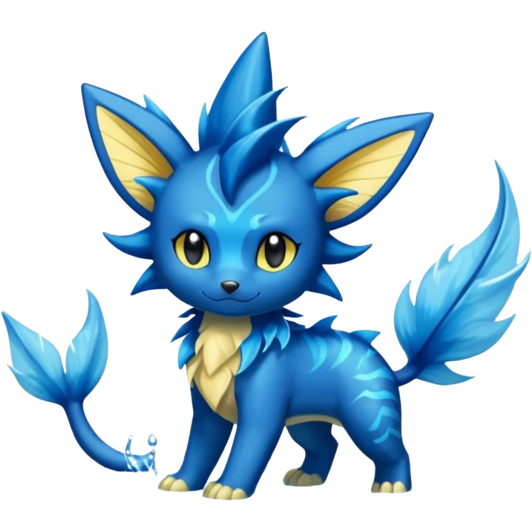 Luxray-Vaporeon-Dewott-fusion emoji