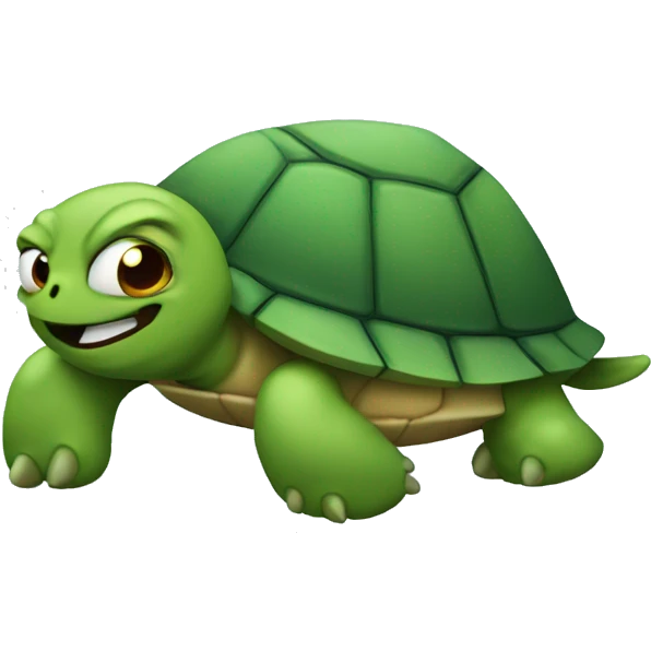 Annoying turtle emoji