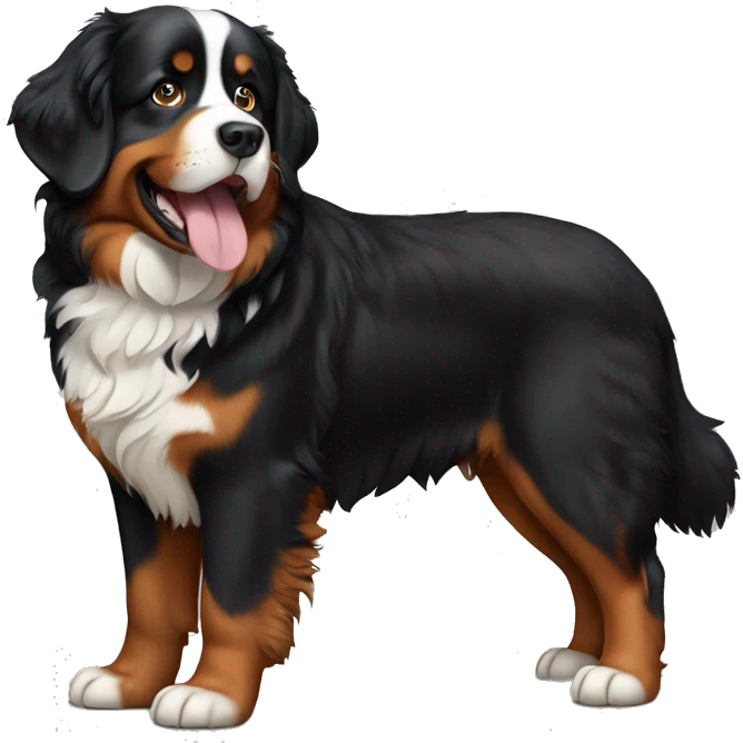 Bernese mountain dog emoji