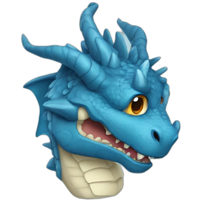 blue dragon emoji