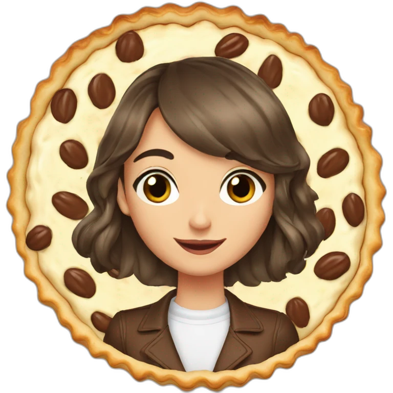 Tarte brune emoji
