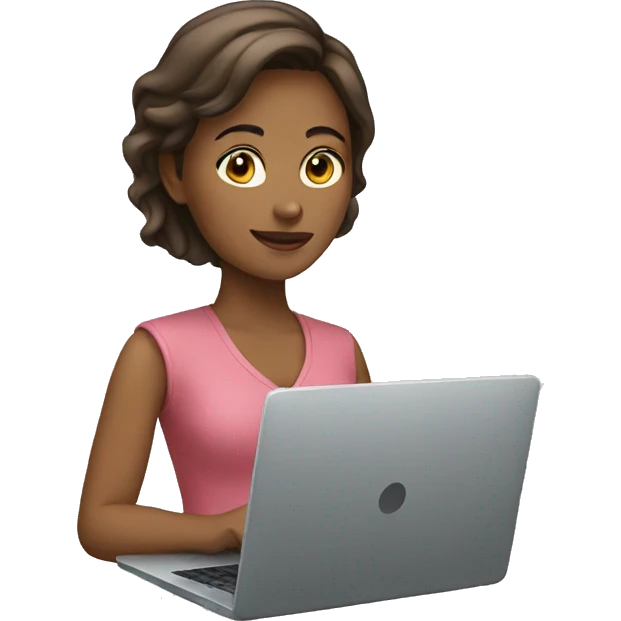 woman using laptop emoji