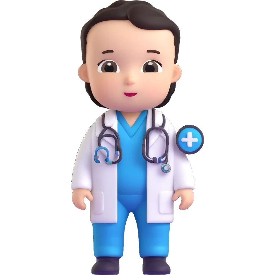 baby dressed as a doctor emoji