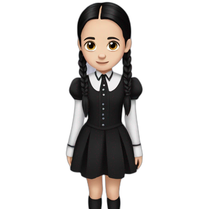 Wednesday Addams Jenna Ortega emoji