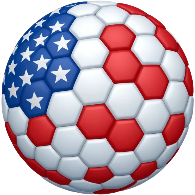 Usa flag ball emoji